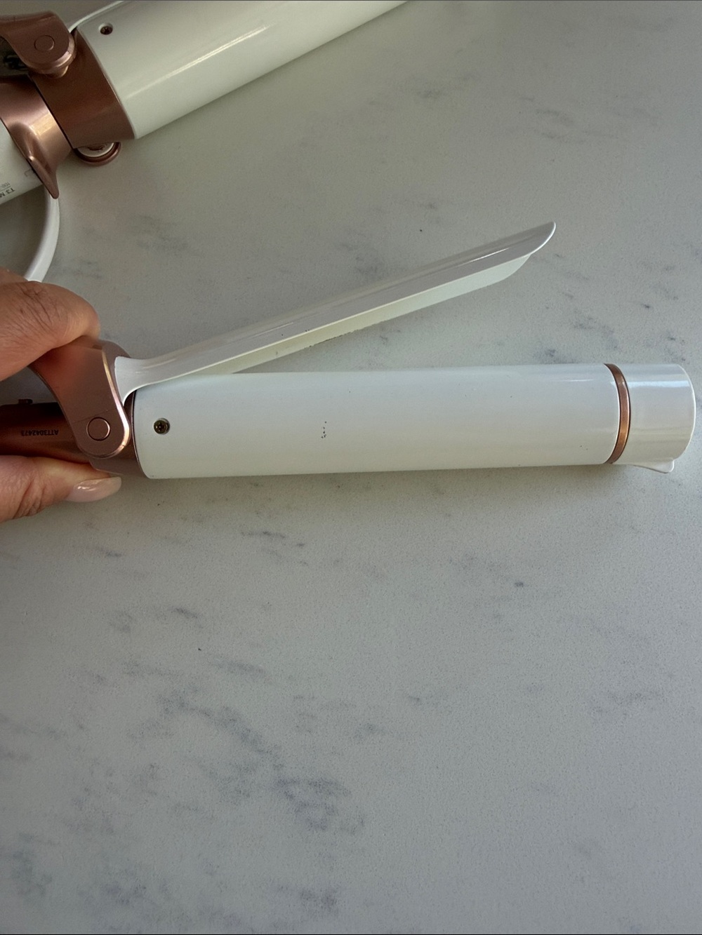 T3 White and Rose Gold Interchangeable Curling Iron Set - Picture 6 of 7
